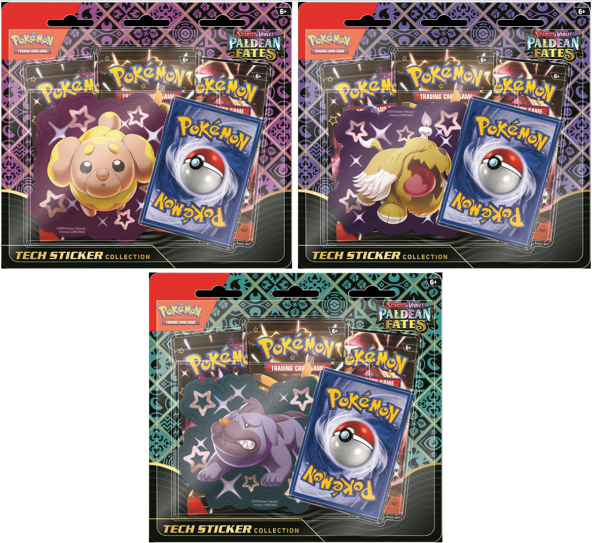 FlipMystic — Pokemon Scarlet & Violet Paldean Fates Tech Sticker Collection 12 Box Case – Official Pokemon TCG Product