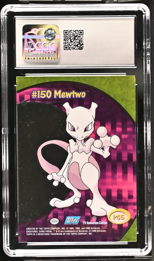 FlipMystic — Mewtwo Clear Card 2000 Pokemon Topps S2 PC5 CGC 10 – Official Pokemon TCG Product