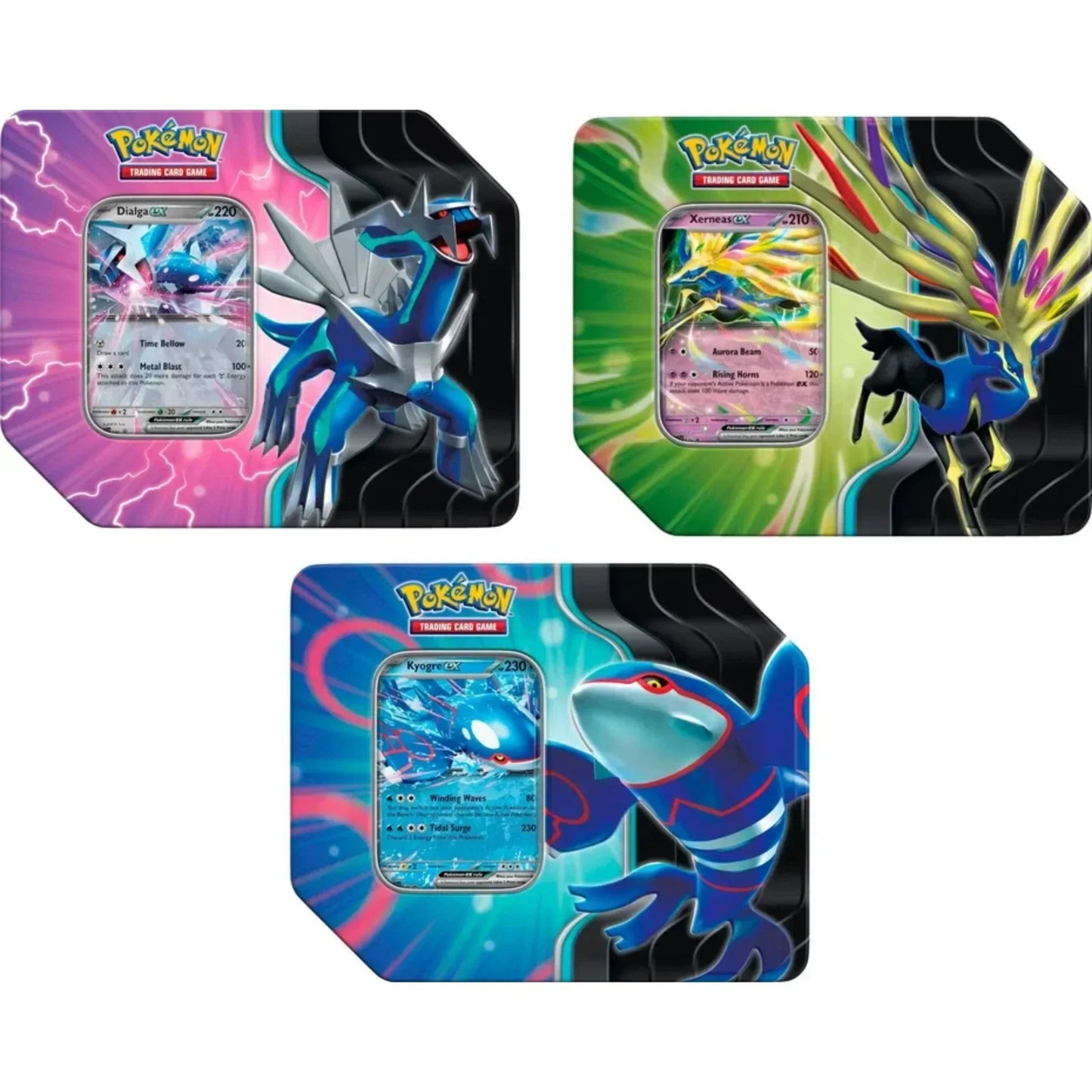 FlipMystic — Pokemon Scarlet & Violet Azure Legends 6 Tin Case – Official Pokemon TCG Product