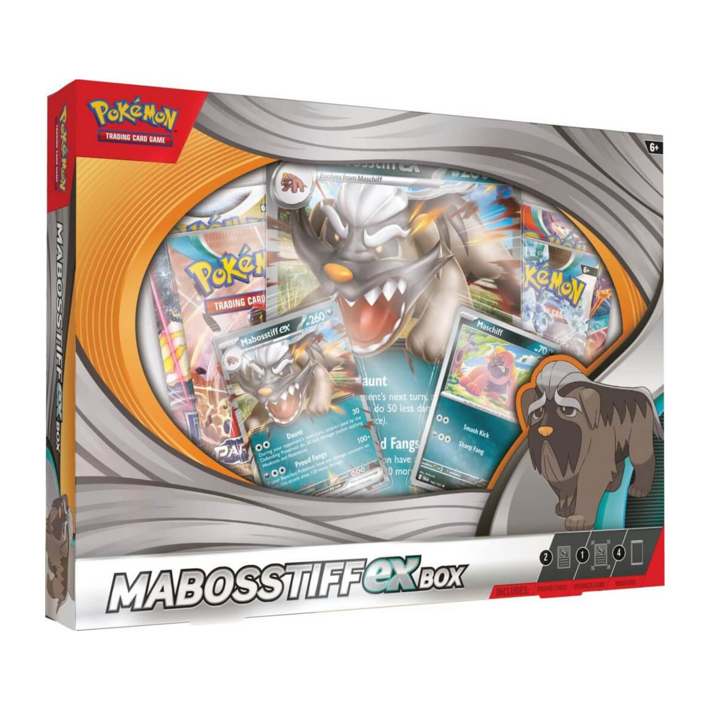 FlipMystic — Pokemon Mabosstiff EX 6 Box Case – Official Pokemon TCG Product