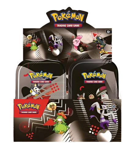 FlipMystic — Pokemon Scarlet & Violet: Black Bolt/White Flare Unova Mini Tin Display – Official Pokemon TCG Product