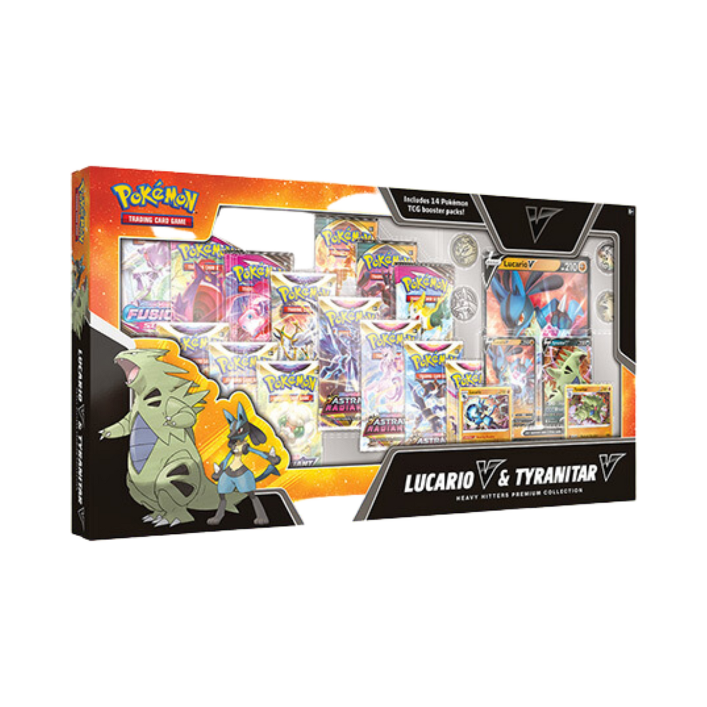 FlipMystic — Pokemon TCG: Heavy Hitters Premium Collection Lucario V & Tyranitar V – Official Pokemon TCG Product