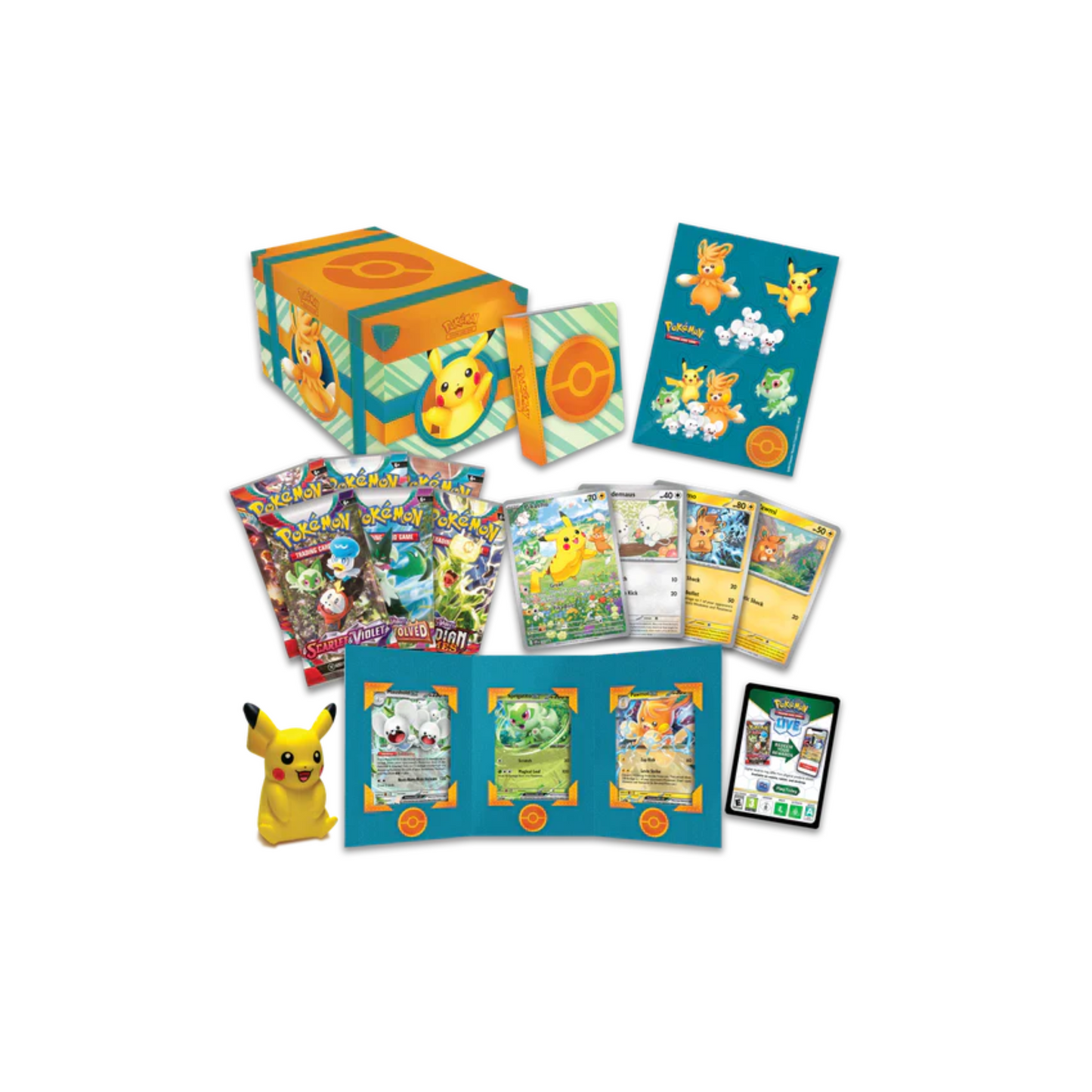 FlipMystic — Pokemon Paldea Adventure Chest Box – Official Pokemon TCG Product