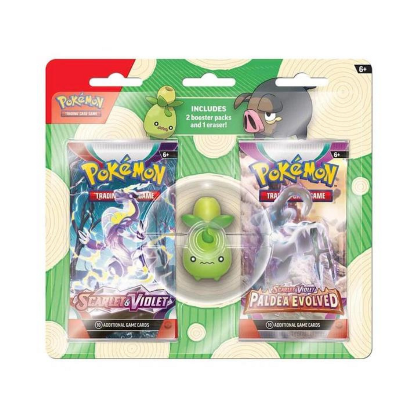 FlipMystic — Pokemon 2023 Back to School Eraser Blister Pack - 12 Pack Box – Official Pokemon TCG Product