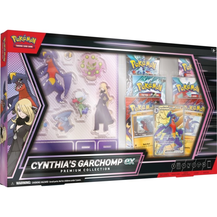 FlipMystic — Pokemon Cynthia's Garchomp EX Premium Collection Box – Official Pokemon TCG Product
