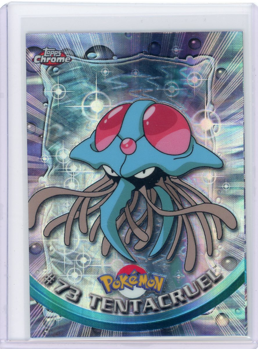 FlipMystic — Tentacruel 2000 Pokemon Topps Chrome Spectra Refractor #73 – Official Pokemon TCG Product