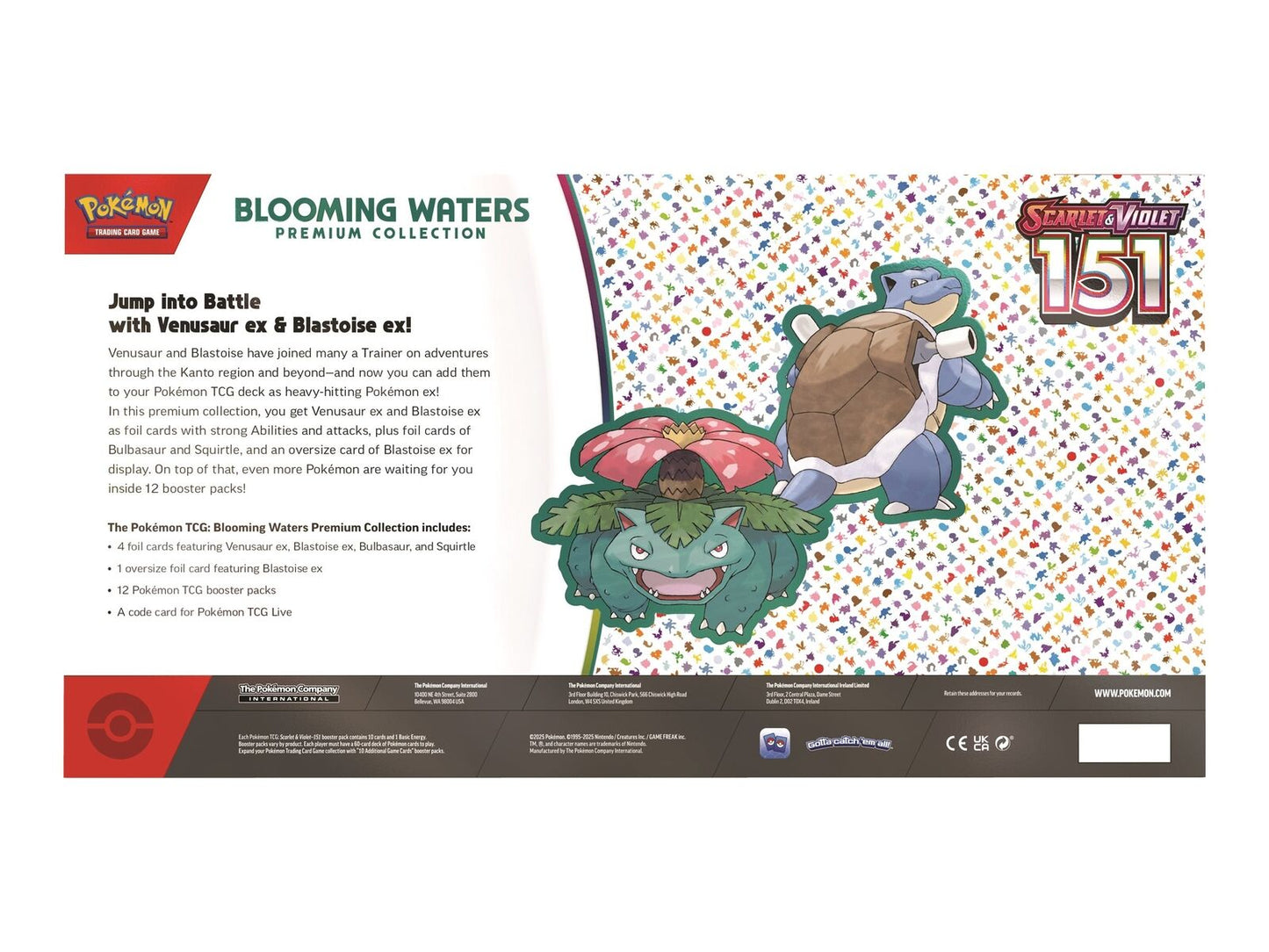 FlipMystic — 151 Blooming Waters Premium Collection – Official Pokemon TCG Product