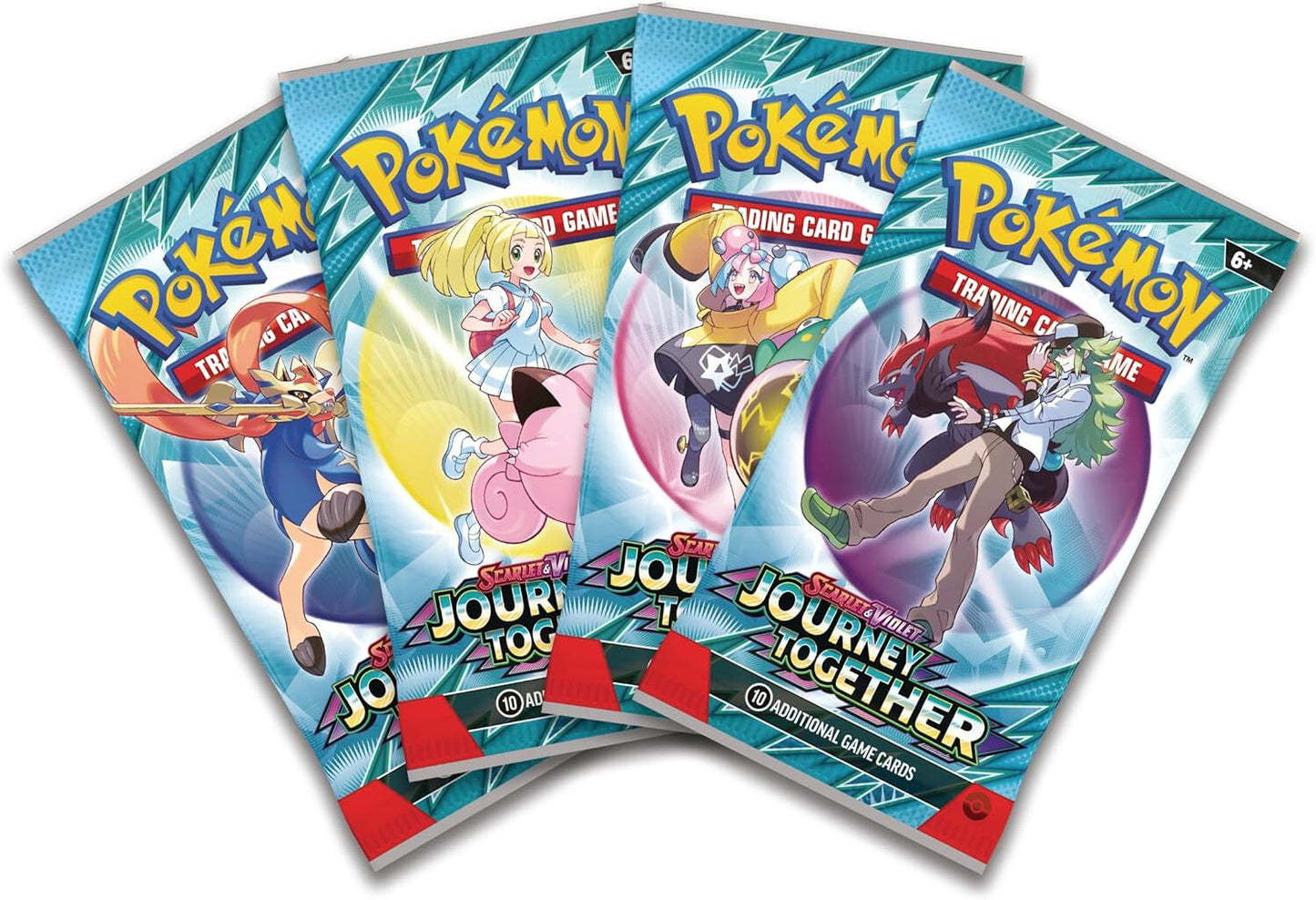FlipMystic — Pokemon TCG Journey Together Booster Packs - SET OF 4 – Authentic Japanese Pokemon Cards