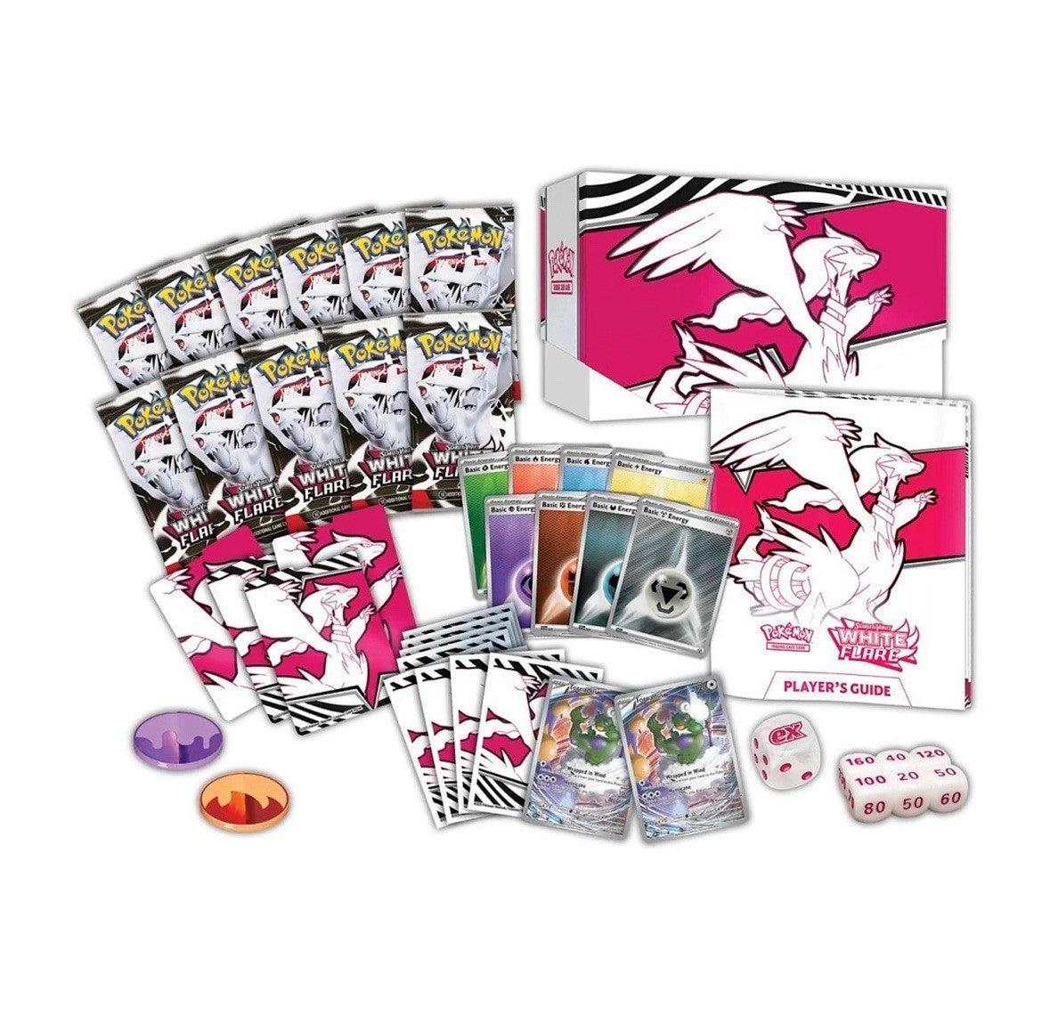 FlipMystic — Pokemon TCG White Flare Elite Trainer Box – Complete Trainer Kit with Accessories