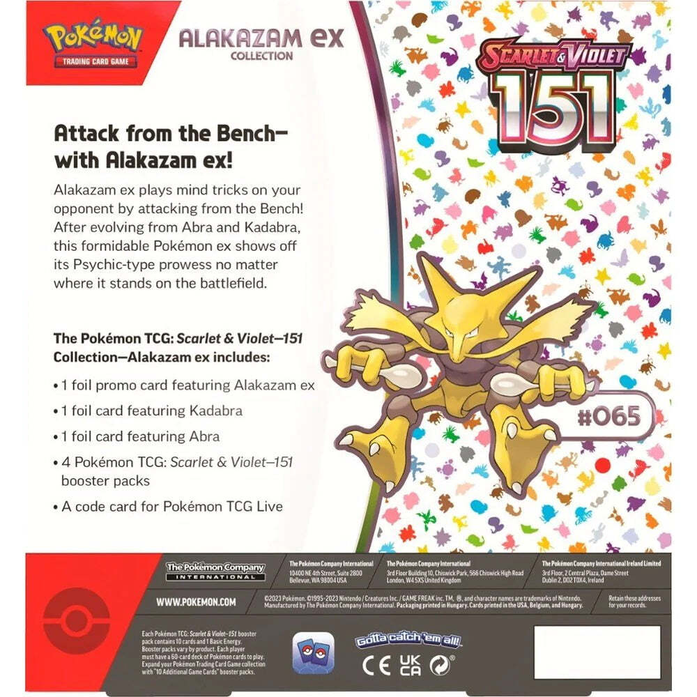 FlipMystic — Pokemon TCG Scarlet & Violet 151 - Alakazam ex Collection Box – Official Pokemon TCG Product