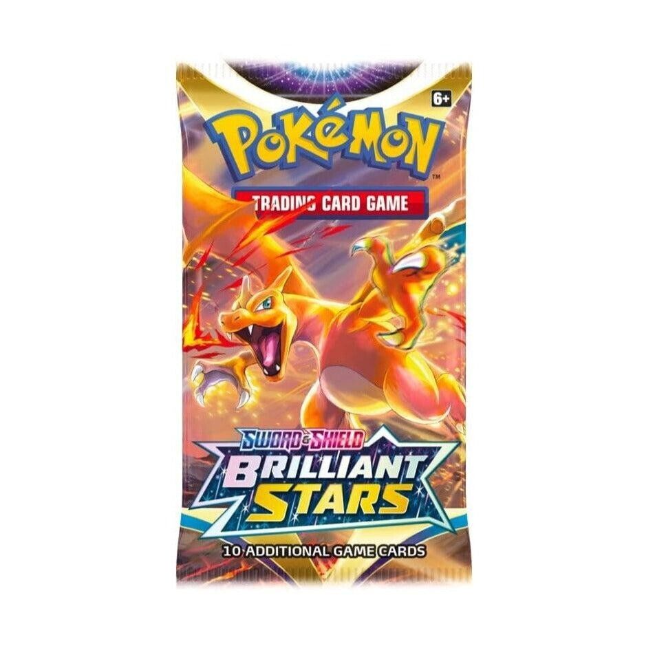 FlipMystic — Brilliant Stars Charizard Art Booster Pack – Authentic Japanese Pokemon Cards
