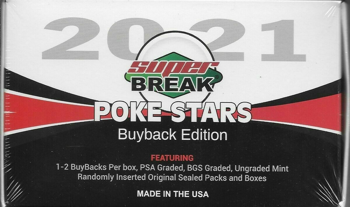 FlipMystic — 2021 Super Break Pokemon Poke Stars Buyback Edition – Official Pokemon TCG Product