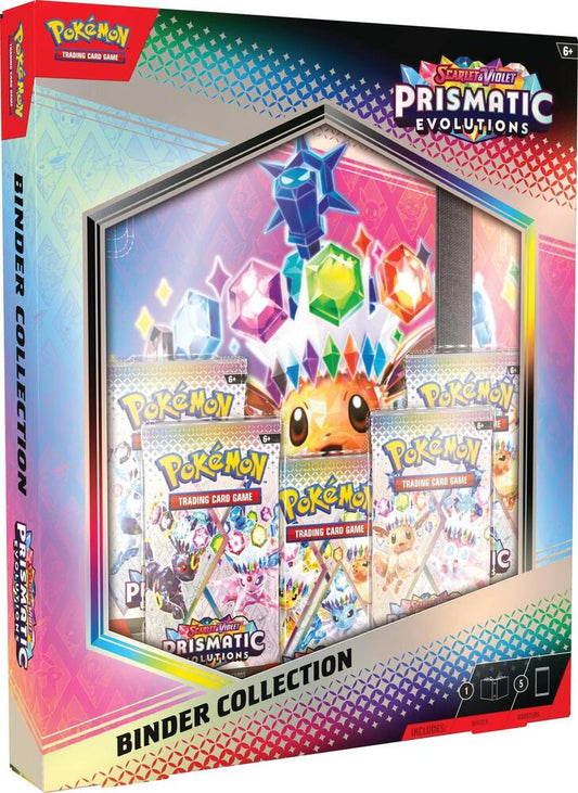 FlipMystic — Pokemon Scarlet and Violet Prismatic Evolutions Binder Collection – Official Pokemon TCG Product