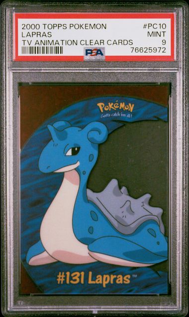 FlipMystic — Lapras 2000 Topps Pokemon TV Animation - Clear PSA 9 – Official Pokemon TCG Product