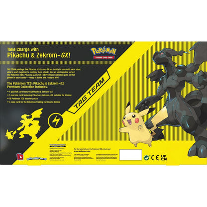 FlipMystic — Pokemon Trading Card Game: Pikachu and Zekrom-GX Premium Collection – Official Pokemon TCG Product