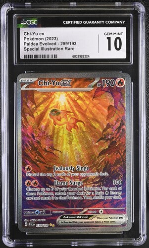 FlipMystic — Yu ex Pokemon Paldea Evolved Special Illustration Rare #259/193 CGC 10 – Official Pokemon TCG Product
