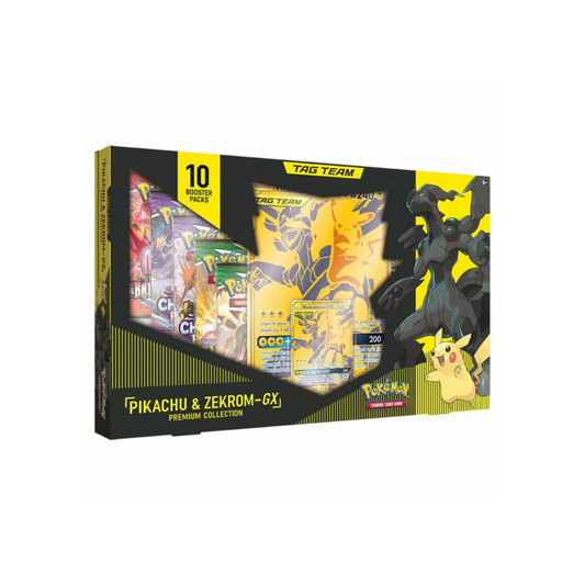 FlipMystic — Pokemon Trading Card Game: Pikachu and Zekrom-GX Premium Collection – Official Pokemon TCG Product