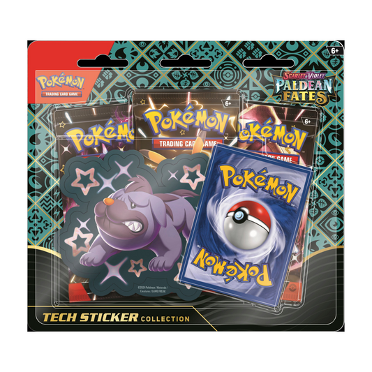 FlipMystic — Pokemon Scarlet & Violet Paldean Fates Tech Sticker Collection 12 Box Case – Official Pokemon TCG Product
