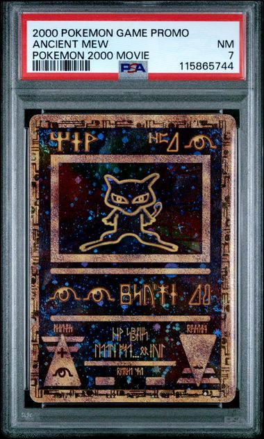 FlipMystic — Ancient Mew 2000 Pokemon Movie Promo PSA 7 – Official Pokemon TCG Product
