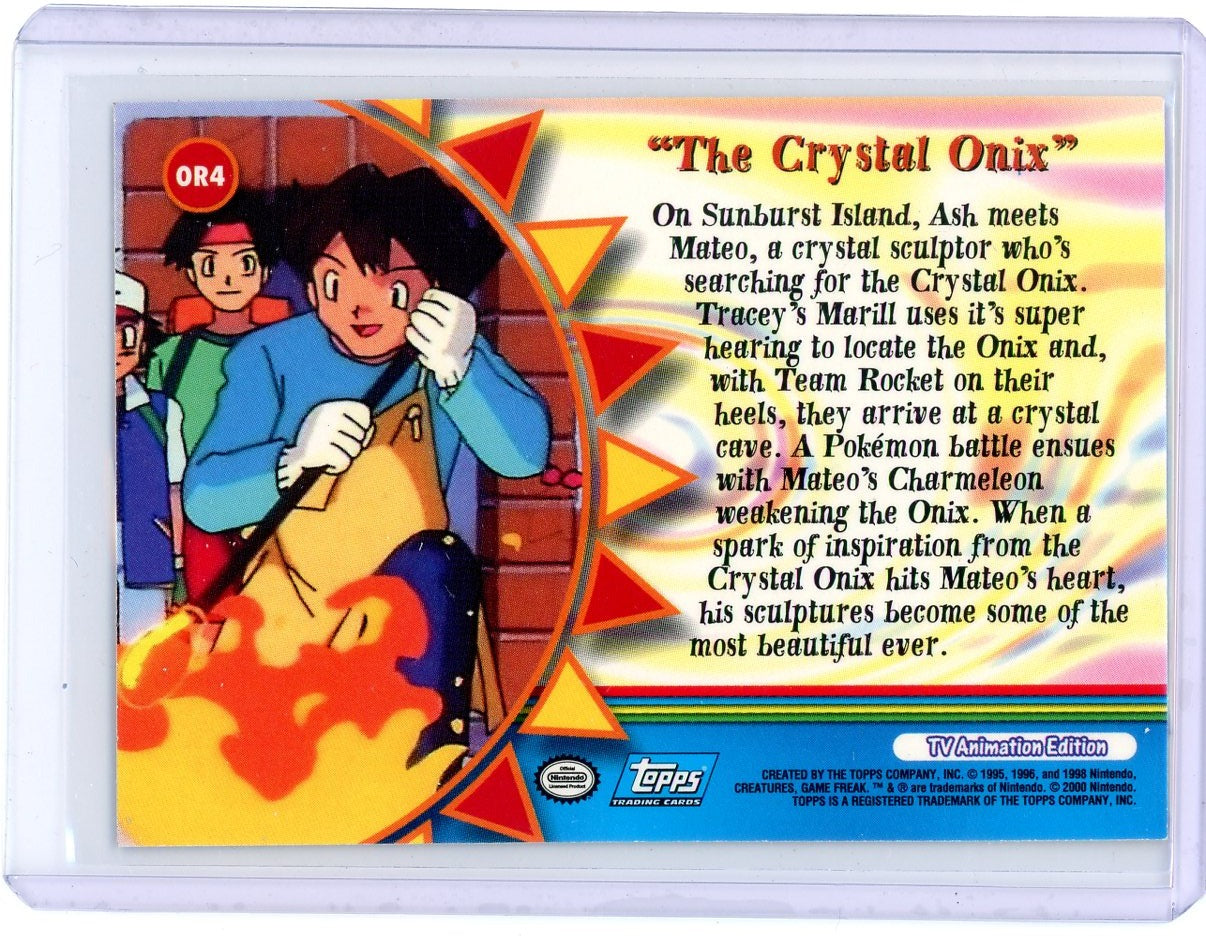 FlipMystic — The Crystal Onix Holo Pokemon TOPPS Orange Islands – Official Pokemon TCG Product