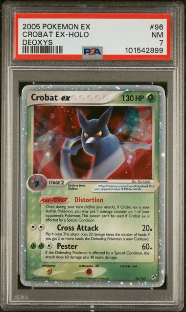 FlipMystic — Crobat ex Pokemon Deoxys #96/107 PSA 7 – Official Pokemon TCG Product