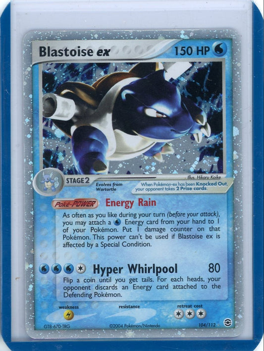 FlipMystic — Blastoise ex Pokemon Fire Red & Leaf Green Ultra-Rare #104/112 (MP-) – Official Pokemon TCG Product