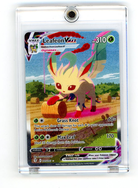 FlipMystic — Leafeon Vmax Pokemon Evolving Skies Alternate Art #205/203 – Official Pokemon TCG Product