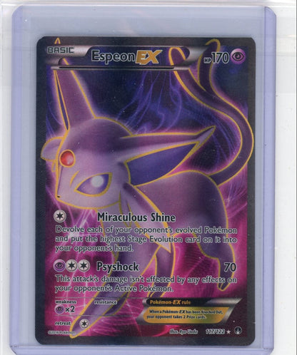 FlipMystic — Espeon EX Pokemon BREAKpoint Full-Art #117/122 – Official Pokemon TCG Product