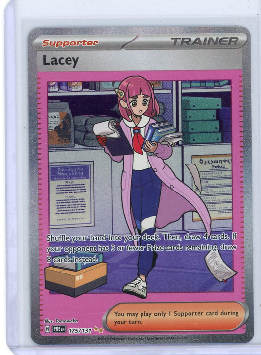FlipMystic — Lacey Pokemon Prismatic Evolutions Special Illustration Rare #175/131 – Official Pokemon TCG Product