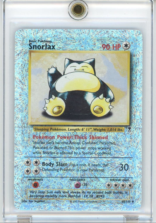 FlipMystic — Snorlax 2002 Pokemon Legendary Collection reverse holo #64/110 – Official Pokemon TCG Product