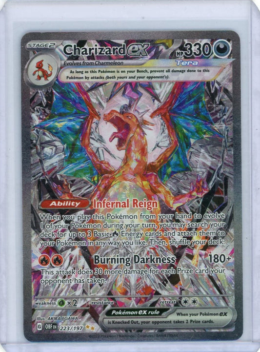 FlipMystic — Charizard ex Pokemon Obsidian Flames Special Illustration Rare #223/197 – Official Pokemon TCG Product