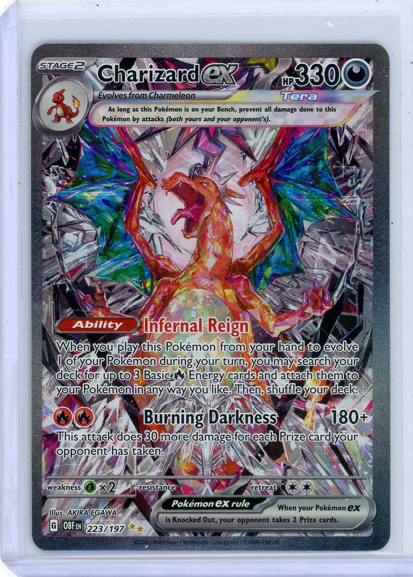 FlipMystic — Charizard ex Pokemon Obsidian Flames Special Illustration Rare #223/197 – Official Pokemon TCG Product