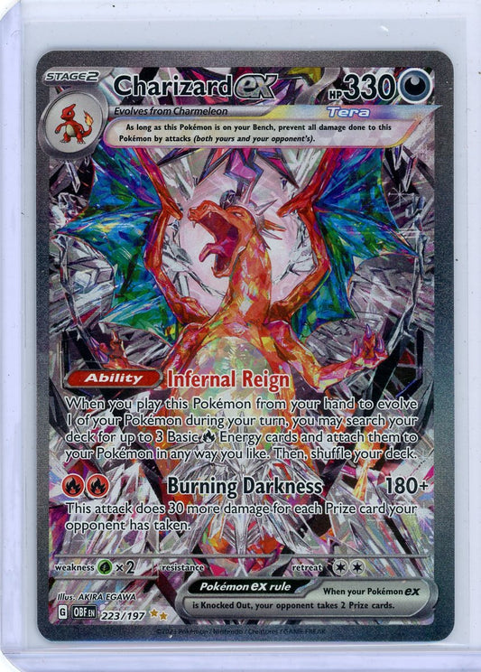 FlipMystic — Charizard ex Pokemon Obsidian Flames Special Illustration Rare #223/197 – Official Pokemon TCG Product