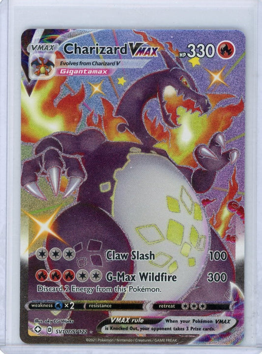 FlipMystic — Charizard Vmax Pokemon Shining Legends Ultra-Rare #SV107/SV122 – Official Pokemon TCG Product