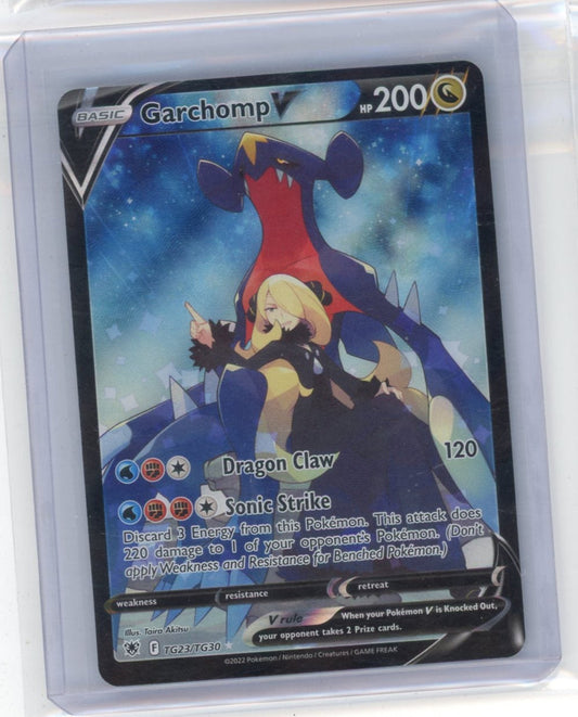 FlipMystic — Garchomp V 2022 Pokemon Astral Radiance Trainer Gallery rare holo TG23/30 – Official Pokemon TCG Product