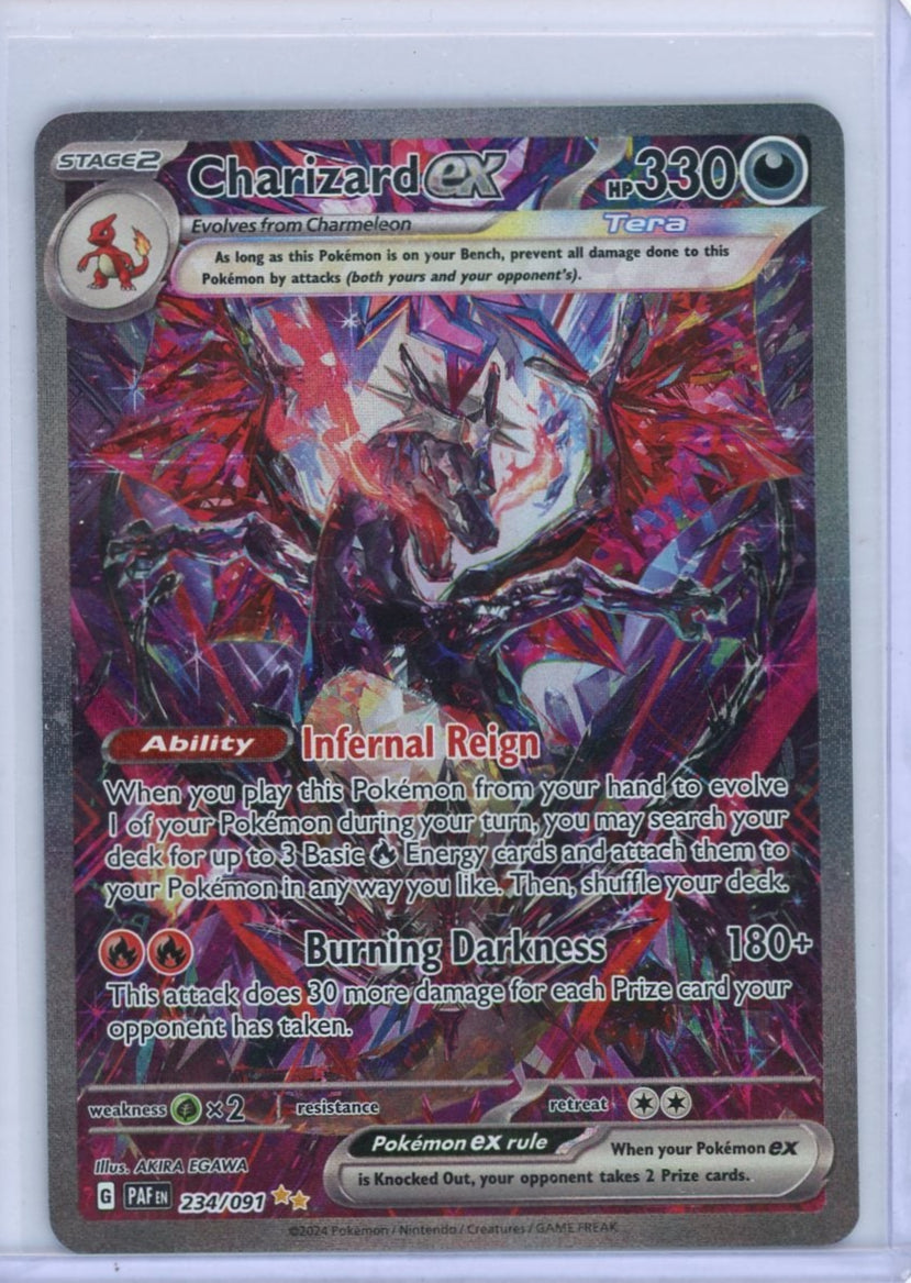 FlipMystic — Charizard ex Pokemon Paldean Fates Special Illustration Rare #234/091 – Official Pokemon TCG Product