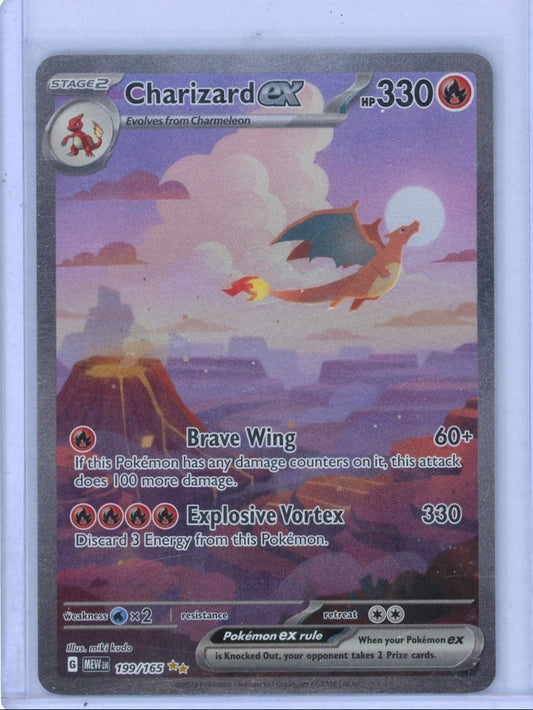 FlipMystic — Charizard ex Pokemon 151 Special Illustration Rare #199/165 – Official Pokemon TCG Product