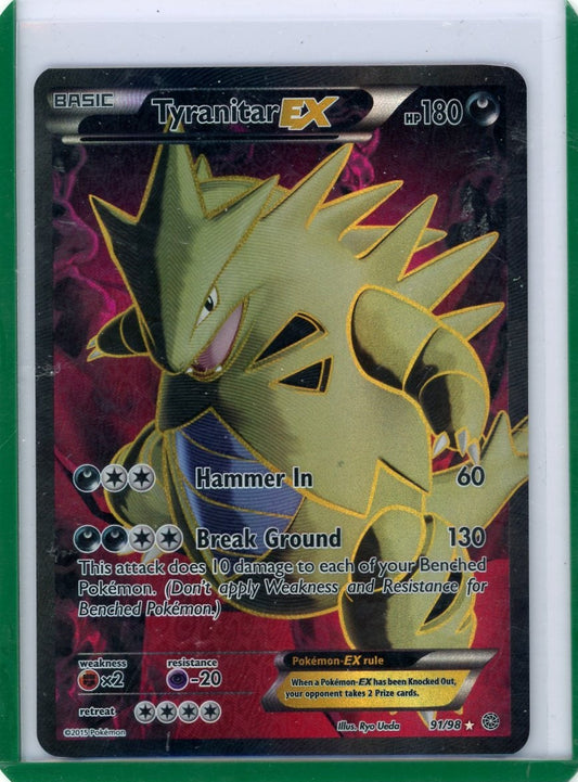 FlipMystic — Tyranitar EX Pokemon Ancient Origins Full-Art #91/98 – Official Pokemon TCG Product