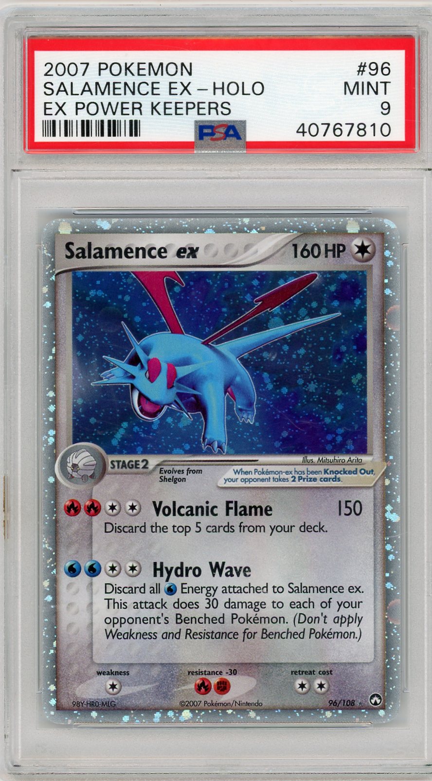 FlipMystic — Salamence ex Pokemon EX Power Keepers Holo #96/108 PSA 9 – Official Pokemon TCG Product