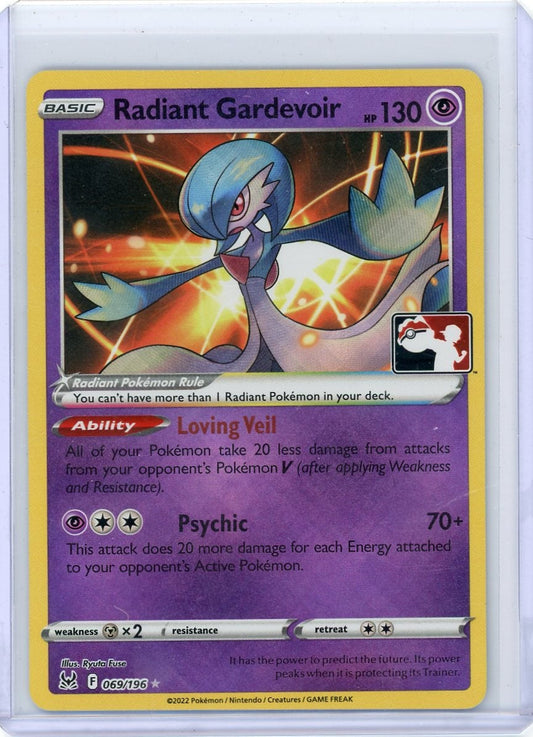 FlipMystic — Radiant Gardevoir Pokemon Lost Origin Prize Pack Series #069/196 – Official Pokemon TCG Product