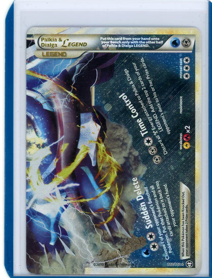 FlipMystic — Palkia & Dialga Legend Pokemon HGSS Triumphant #102/102 (Bottom) – Official Pokemon TCG Product