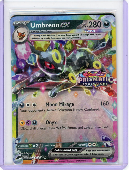 FlipMystic — Umbreon ex 2024 Pokemon Prismatic Evolutions Stamped Promo (sealed) – Official Pokemon TCG Product