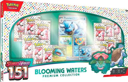 FlipMystic — 151 Blooming Waters Premium Collection – Official Pokemon TCG Product