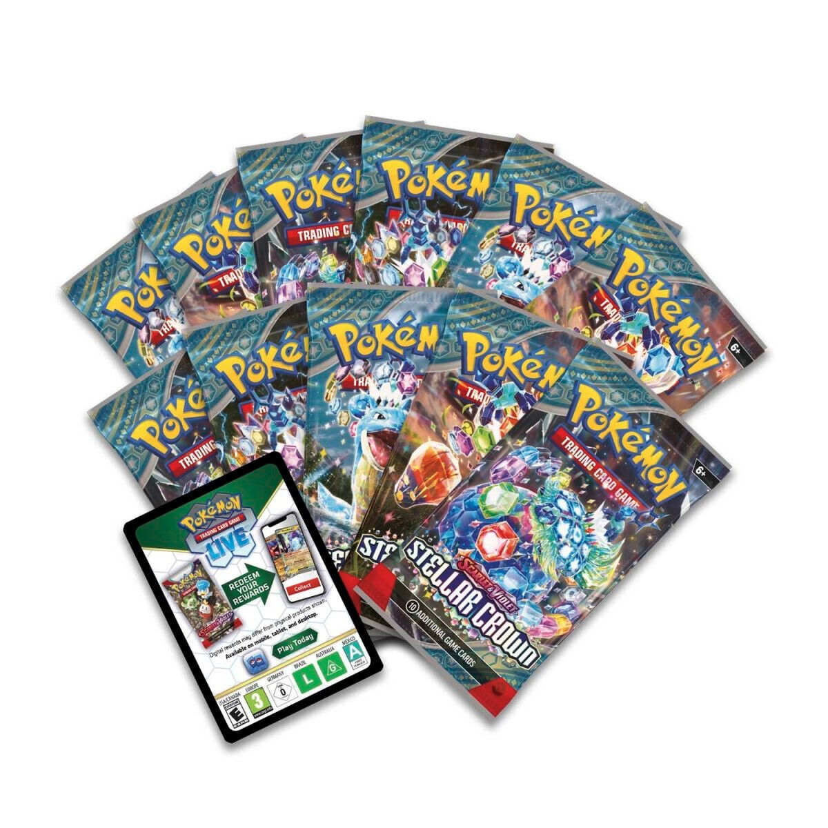 FlipMystic — Stellar Crown Pokemon Center Elite Trainer Box – Complete Trainer Kit with Accessories