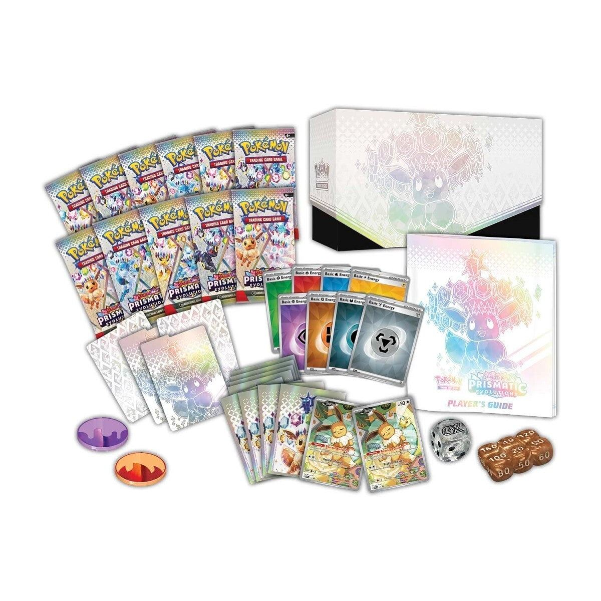 FlipMystic — Pokemon TCG Prismatic Evolutions - Elite Trainer Box – Complete Trainer Kit with Accessories