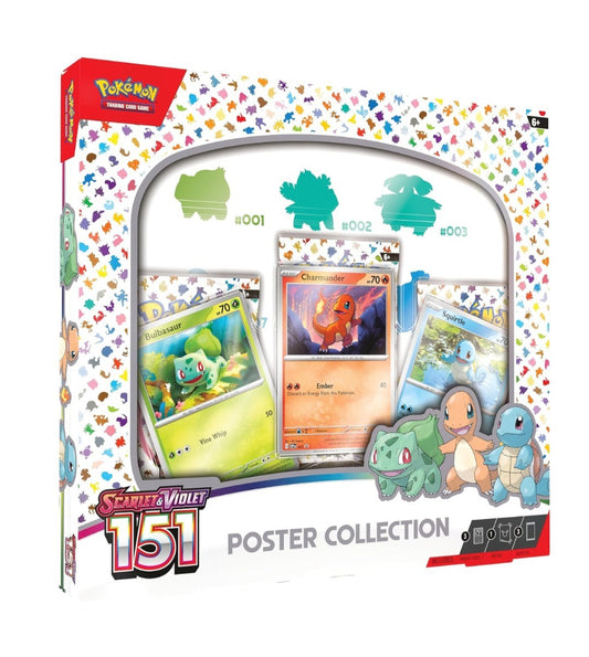 FlipMystic — 151 Poster Collection Box – Official Pokemon TCG Product