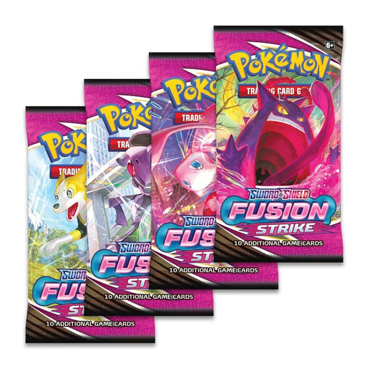 FlipMystic — Pokemon TCG Fusion Strike Sealed Booster Packs SET 4 – Authentic Japanese Pokemon Cards