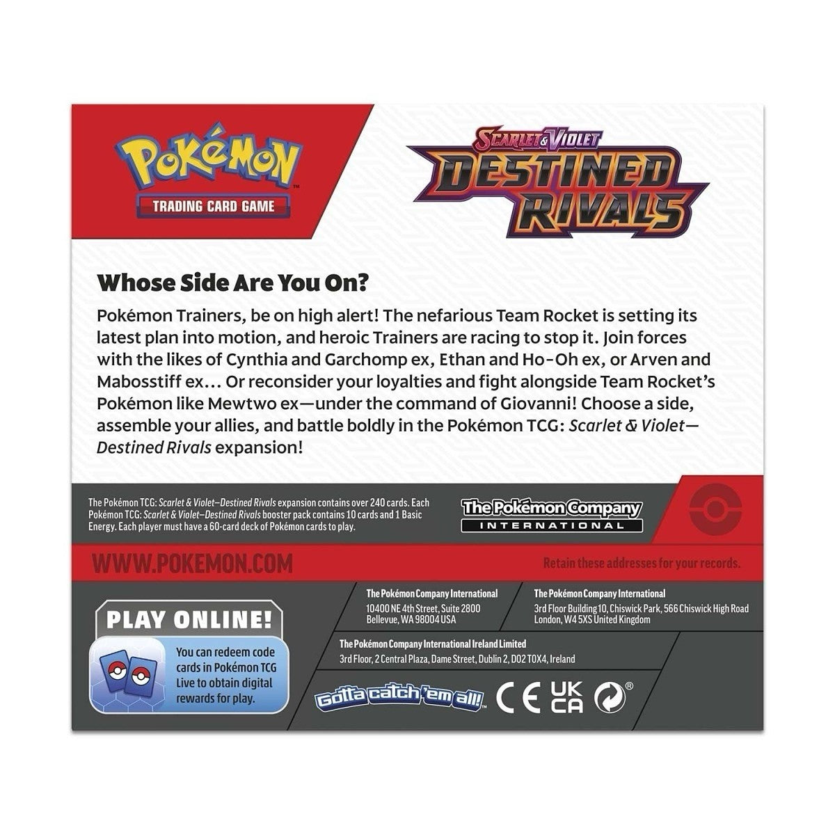FlipMystic — Destined Rivals Booster Display Box – Official Pokemon TCG Product