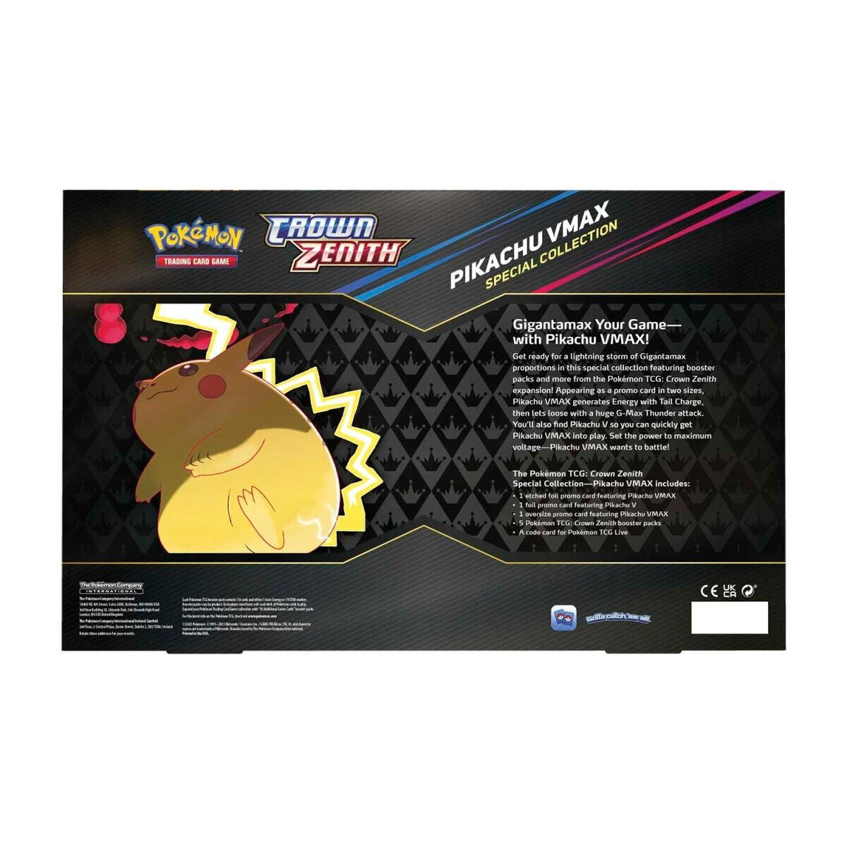 FlipMystic — Pokemon TCG Crown Zenith Pikachu VMAX Special Collection Box 151 – Official Pokemon TCG Product