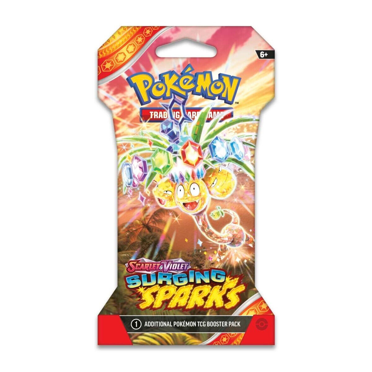 FlipMystic — Pokemon TCG Surging Sparks Sleeved - Booster Packs SET OF 4 – Authentic Japanese Pokemon Cards
